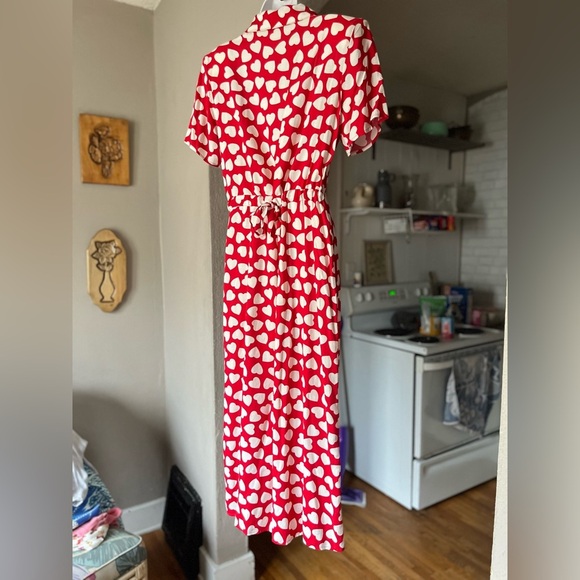 Vintage 80-90s maxi valentine dress-12 - Picture 11 of 11